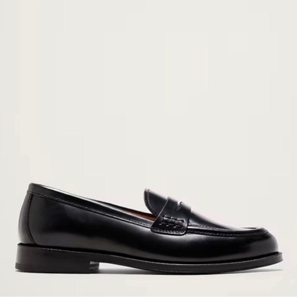 Banana Republic Black Penny Loafer